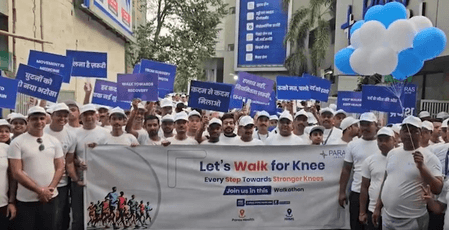 'लेट्स वॉक फॉर नी': घुटने की समस्या के प्रति जागरूकता बढ़ाने के लिए पटना में हुआ रैली का आयोजन
