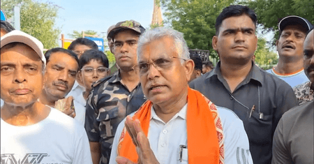 ममता बनर्जी भ्रम में न रहें, मुख्यमंत्री की कुर्सी आपकी पैतृक संपत्ति नहीं: दिलीप घोष