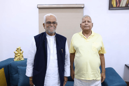 20 वरिष्ठ वकीलों ने बी. सुदर्शन रेड्डी की लालू प्रसाद से मुलाकात पर जताई नाराजगी