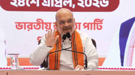 अमित शाह का दावा- बंगाल में बनेगी भाजपा, पहले चरण की 152 सीटों में से 110 सीटें जीतेगी पार्टी