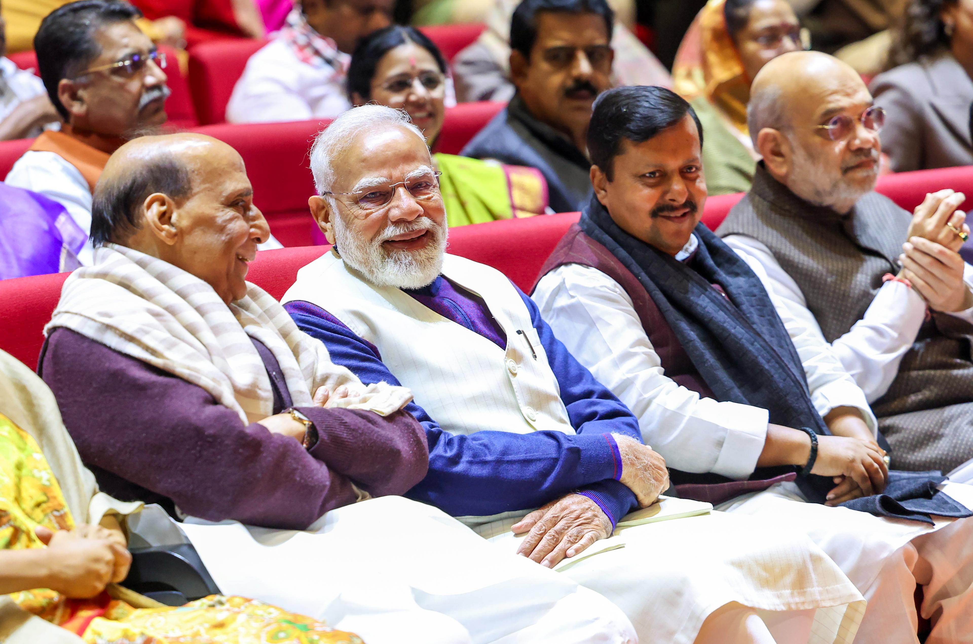 मोदी सरकार के 12 साल पूरे होने के मौके पर दिल्ली में आज अहम बैठक