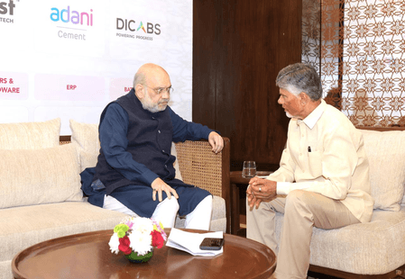 चंद्रबाबू नायडू ने गृह मंत्री अमित शाह से मुलाकात की, आंध्र प्रदेश के प्रोजेक्ट्स पर हुई चर्चा