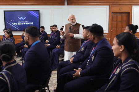 'आपने सिर्फ मेडल ही नहीं बढ़ाए, बल्कि एक पीढ़ी तैयार की है', सीडब्ल्यूजी 2026 के मेडल विजेताओं से बोले पीएम मोदी