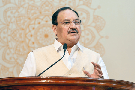 केंद्र सरकार आपदा की घड़ी में नागरिकों के साथ कंधे से कंधा मिलाकर खड़ी : जेपी नड्डा
