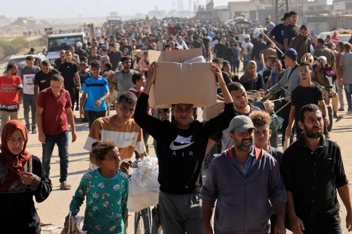 Gaza UN warehouse stampede