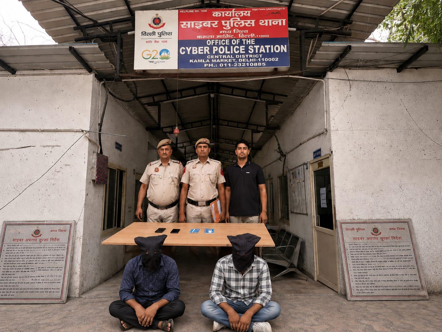 मनी म्यूल्स पर शिकंजा: साइबर धोखाधड़ी गिरोह के दो आरोपी राजस्थान से गिरफ्तार