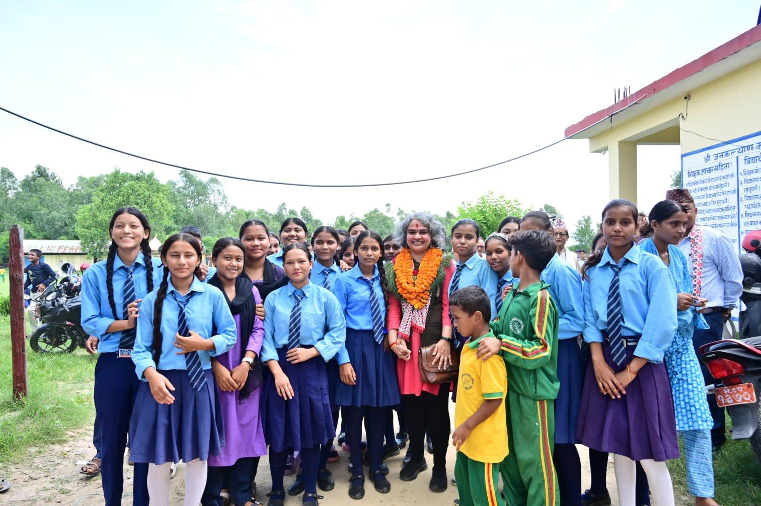 नेपाल: भारत की मदद से एक और स्कूल बिल्डिंग का निर्माण शुरू