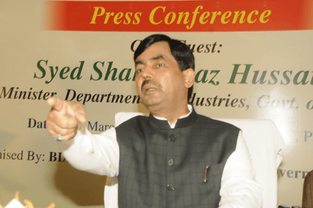 शाहनवाज हुसैन ने वोटर वेरिफिकेशन विवाद पर विपक्ष को लताड़ा, बोले- 'ये सिर्फ डर फैलाने की राजनीति'