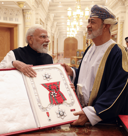 'भारत-ओमान के लोगों के बीच स्नेह और विश्वास का प्रतीक', सर्वोच्च नागरिक सम्मान मिलने पर पीएम मोदी