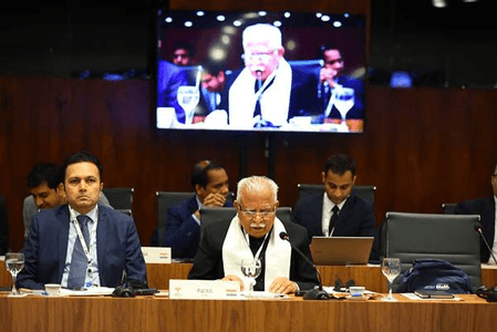 भारत एक सस्टेनेबल एनर्जी निर्माण के लिए प्रतिबद्ध: केंद्रीय मंत्री मनोहर लाल