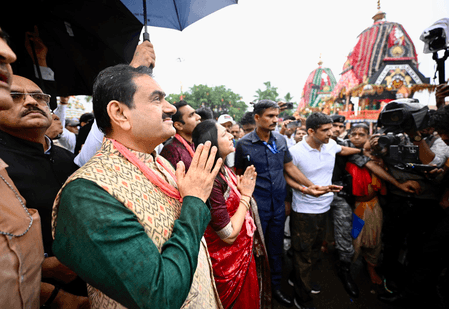 महाप्रभु श्री जगन्नाथ जी की दिव्य रथयात्रा के दर्शन को गौतम अदाणी ने बताया- जीवन की अनमोल स्मृति