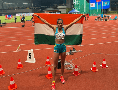 इंडियन एथलेटिक्स सीरीज: विमेंस हाई जंप में 19 वर्षीय पूजा का दबदबा
