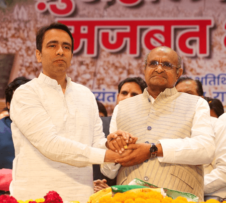 पूर्व जदयू नेता केसी त्यागी ने रालोद का थामा दामन, जयंत चौधरी भी रहे मौजूद