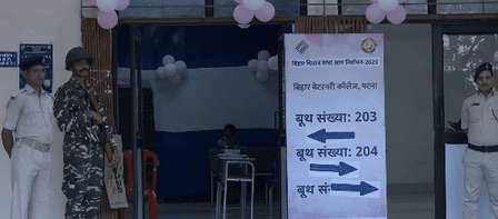 बिहार विधानसभा चुनाव : पहले चरण के लिए 18 जिलों में मतदान शुरू