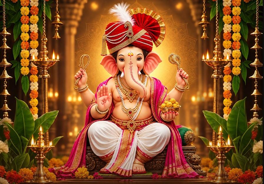 गणेश चतुर्थी के पावन अवसर पर केंद्रीय मंत्री गडकरी और सीएम योगी सहित कई नेताओं ने दी बधाई