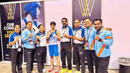 विश्व मुक्केबाजी चैंपियनशिप : मीनाक्षी हुड्डा ने 48 किग्रा वर्ग में जीता गोल्ड