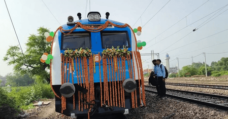 भारत की पहली हाइड्रोजन ट्रेन जींद-सोनीपत रूट पर बेहद सफल रही