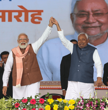 पीएम नरेंद्र मोदी ने नीतीश कुमार को बताया कुशल और अनुभवी प्रशासक, दी शुभकामनाएं