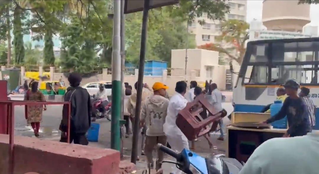 कर्नाटक भाजपा ने जीबीए अधिकारियों पर हमले के बाद सरकार की चुप्पी पर उठाए सवाल