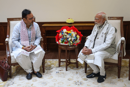 पीएम मोदी से मिले राजस्थान के सीएम भजनलाल शर्मा