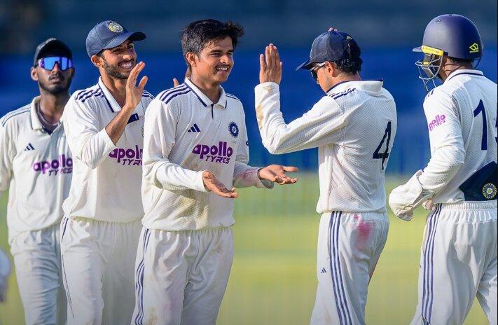 यूथ टेस्ट: रोहित-चिगुरुपति की शानदार गेंदबाजी, भारत ने दूसरे अनौपचारिक टेस्ट में श्रीलंका को 211 रनों से रौंदा