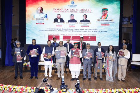 लोकसभा अध्यक्ष और कानून मंत्री ने जम्मू-कश्मीर विश्वविद्यालय के तीन नए मास्टर डिग्री कार्यक्रमों का किया शुभारंभ