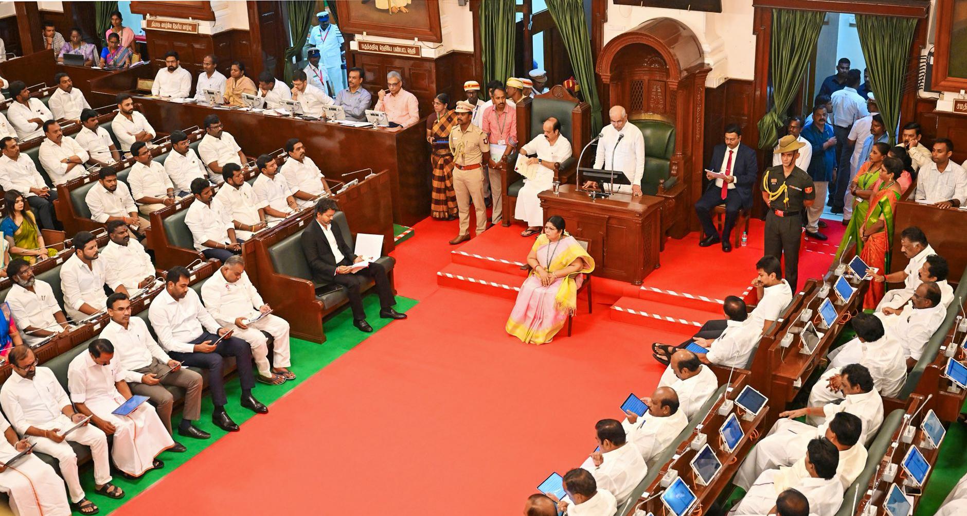 टीवीके सरकार ने पेश किया विजन, राज्यपाल ने विधानसभा के पहले अभिभाषण में बताया रोडमैप