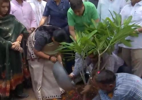 दिल्ली में 70 लाख पौधे लगाने का लक्ष्य, सीएम रेखा गुप्ता ने मॉडल टाउन में किया पौधरोपण