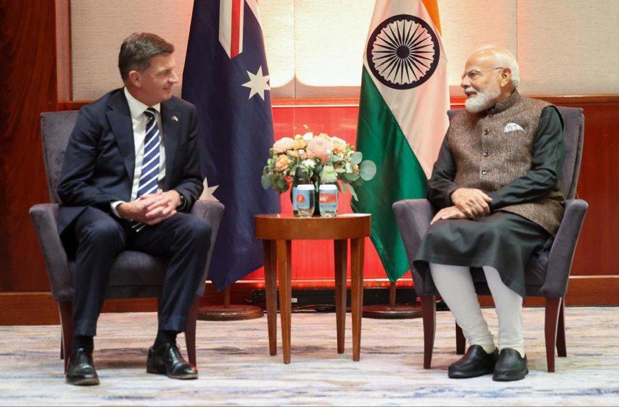 पीएम मोदी ने ऑस्ट्रेलिया के विपक्षी नेता से की मुलाकात, दोनों देशों के संबंधों के लिए पार्टियों के समर्थन पर दिया जोर