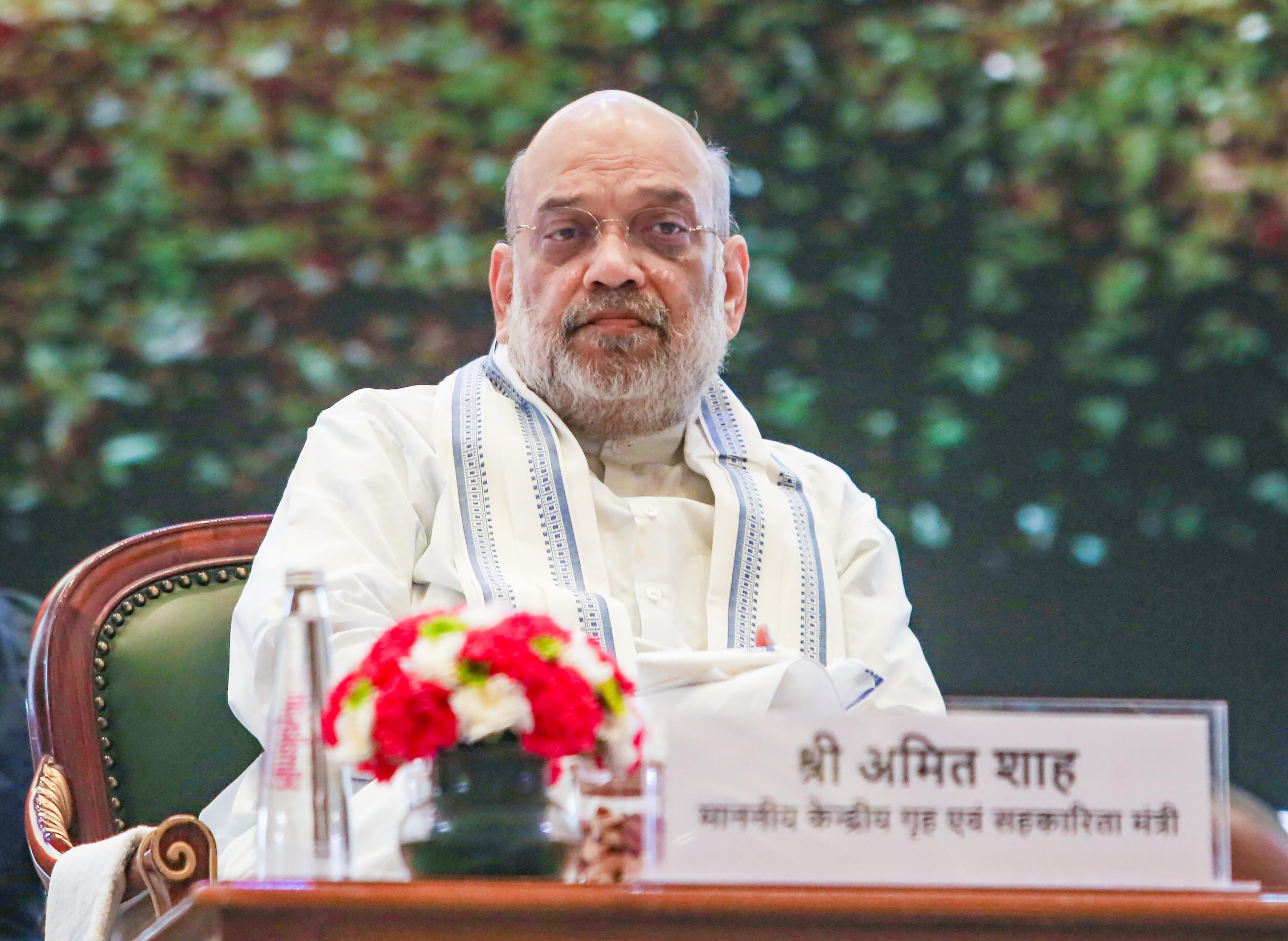 अमित शाह घुसपैठ के मुद्दे पर सीमावर्ती जिलों के पुलिस अधीक्षकों की उच्च-स्तरीय बैठक की करेंगे अध्यक्षता