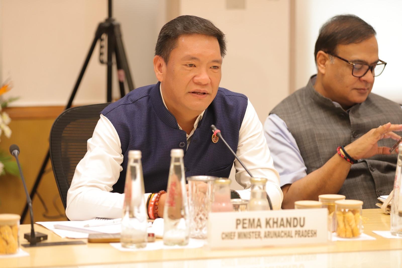 नीति आयोग की बैठक में सीएम पेमा खांडू ने उठाए अरुणाचल प्रदेश के विकास से जुड़े अहम मुद्दे