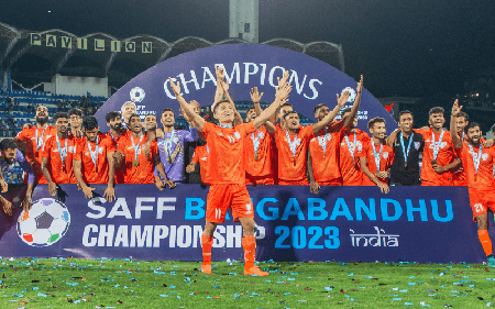 सैफ चैंपियनशिप 2026: पाकिस्तान और मालदीव के साथ 'ग्रुप-बी' में डिफेंडिंग चैंपियन भारत