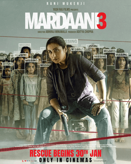 यशराज फिल्म्स ने ‘मर्दानी 3’ की रिलीज डेट बदली, अब 30 जनवरी को देख सकेंगे आप