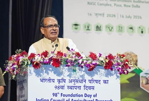 आईसीएआर भारत में कृषि क्षेत्र में बदलाव लाने में अग्रणी है : शिवराज सिंह चौहान