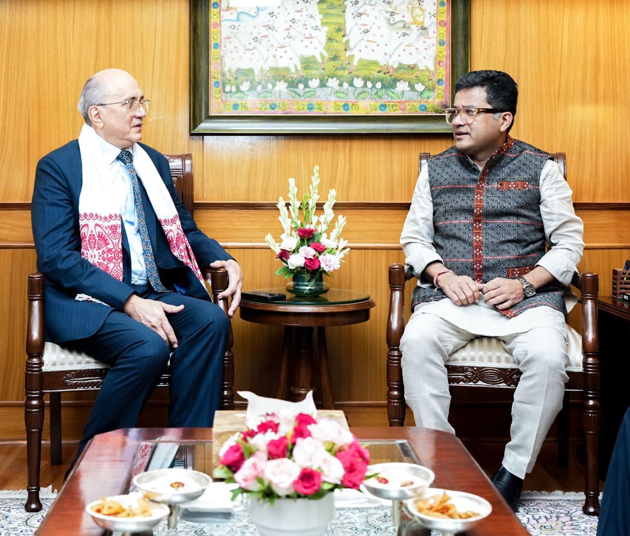 विदेश राज्य मंत्री पबित्रा मार्गेरिटा ने भारत में कार्यकाल संपन्न करने वाले अल सल्वाडोर के राजदूत से की मुलाकात