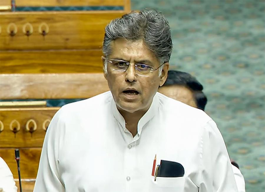 कांग्रेस सांसद मनीष तिवारी ने लोकसभा में दलबदल विरोधी कानून पर चर्चा की मांग की