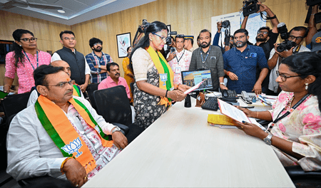 राजस्थान : भाजपा प्रत्याशियों के नामांकन के लिए तिरुवनंतपुरम पहुंचे सीएम भजनलाल शर्मा