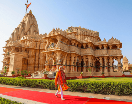 सोमनाथ भारत माता की वीर संतानों के स्वाभिमान और अदम्य साहस की गाथा : पीएम मोदी