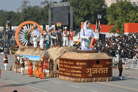 गुजरात की झांकी ने रचा इतिहास, लगातार चौथे वर्ष जीता 'पॉपुलर चॉइस अवॉर्ड'