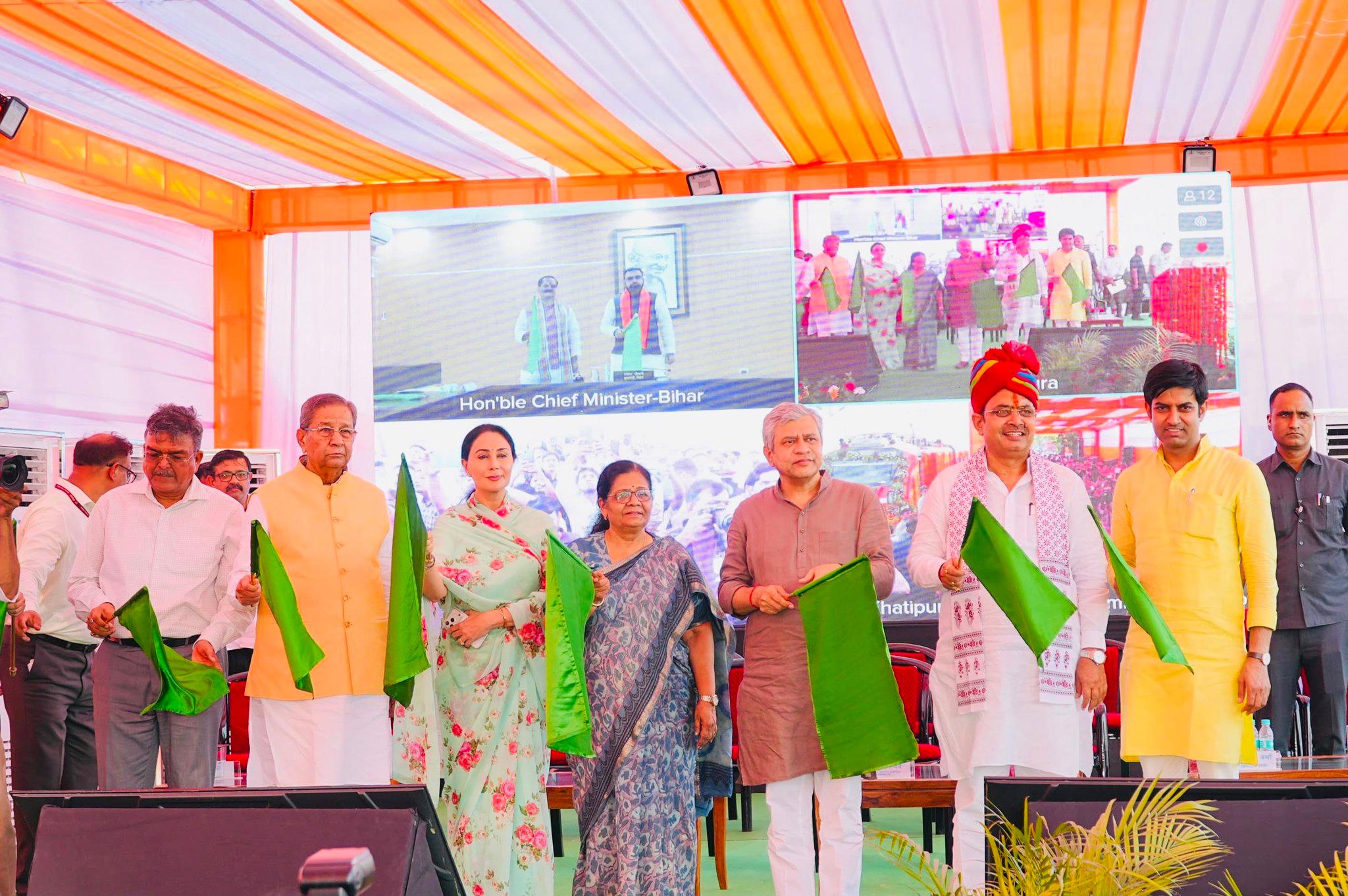 जयपुर से दरभंगा के बीच ट्रेन चलने से लोगों का सपना पूरा हुआ: सीएम भजनलाल शर्मा