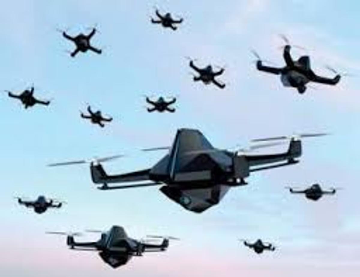 China hypersonic drone swarm
