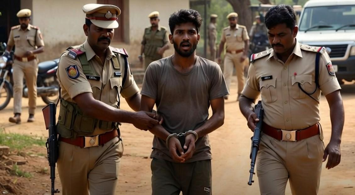 कर्नाटक के दावणगेरे में पुलिस ने एक संदिग्ध आतंकवादी को किया गिरफ्तार