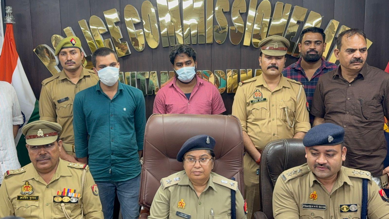 साड़ियों में छिपाकर हो रही थी गांजा तस्करी, नोएडा पुलिस ने अंतरराज्यीय गिरोह का किया भंडाफोड़