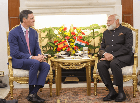 पीएम मोदी से मिले स्पेन के राष्ट्रपति सांचेज: द्विपक्षीय बैठक में डिफेंस, ट्रेड और तकनीक को लेकर हुई बात