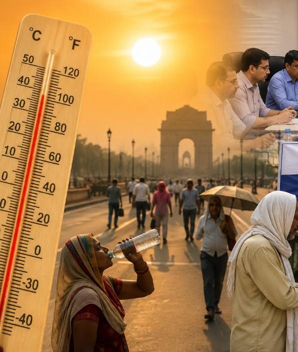 दिल्ली में हीट वेव से निपटने की तैयारियों की समीक्षा, राहत उपाय बढ़ाने के निर्देश