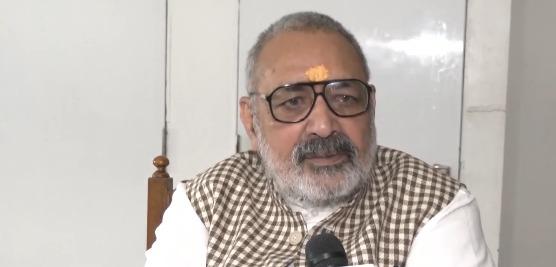 सरकार सही समय पर करेगी जम्मू-कश्मीर का राज्य का दर्जा बहाल : गिरिराज सिंह