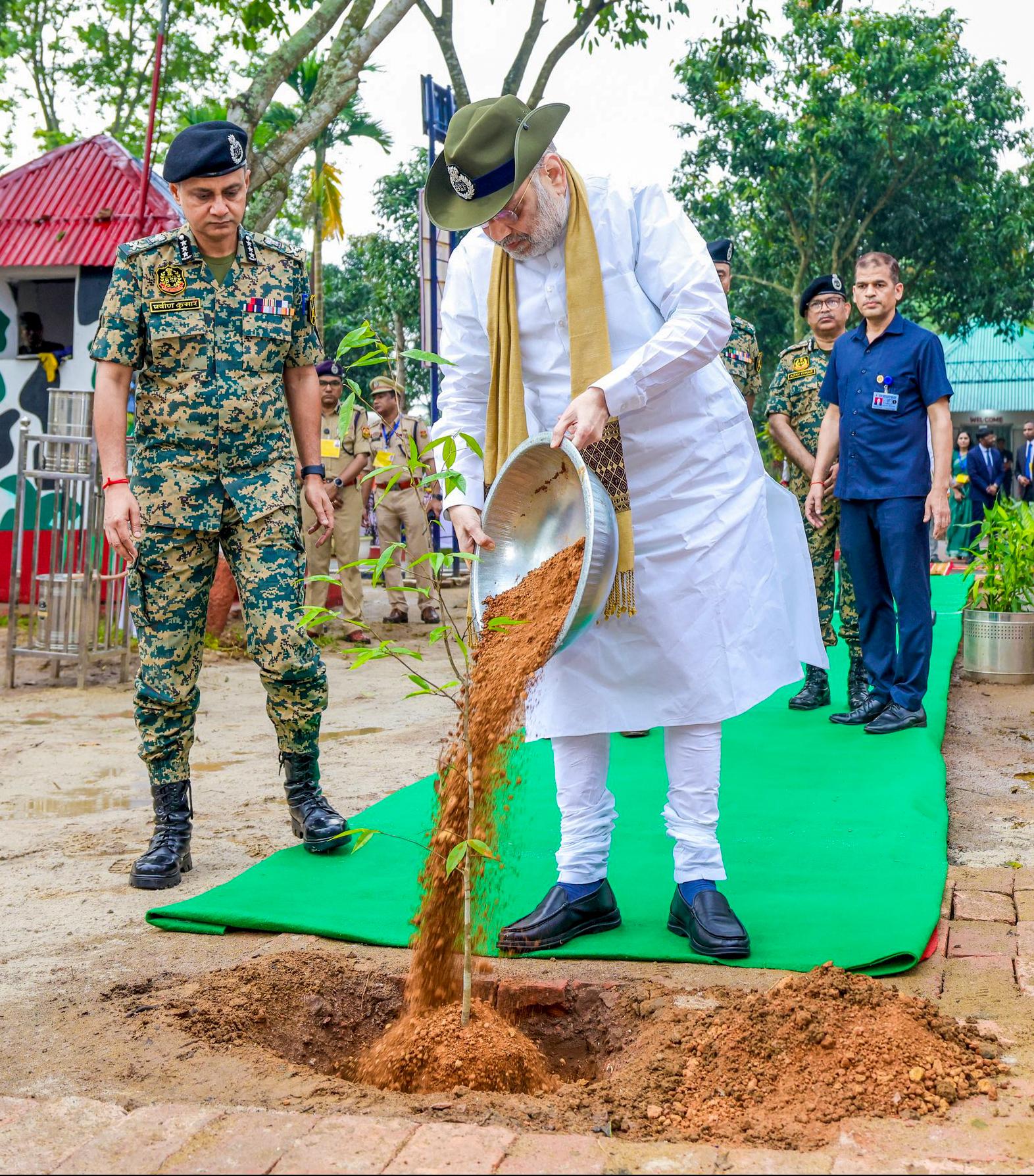 सीएपीएफ ने आठ साल में 6.40 करोड़ पेड़ लगाए : केंद्रीय गृह मंत्री अमित शाह