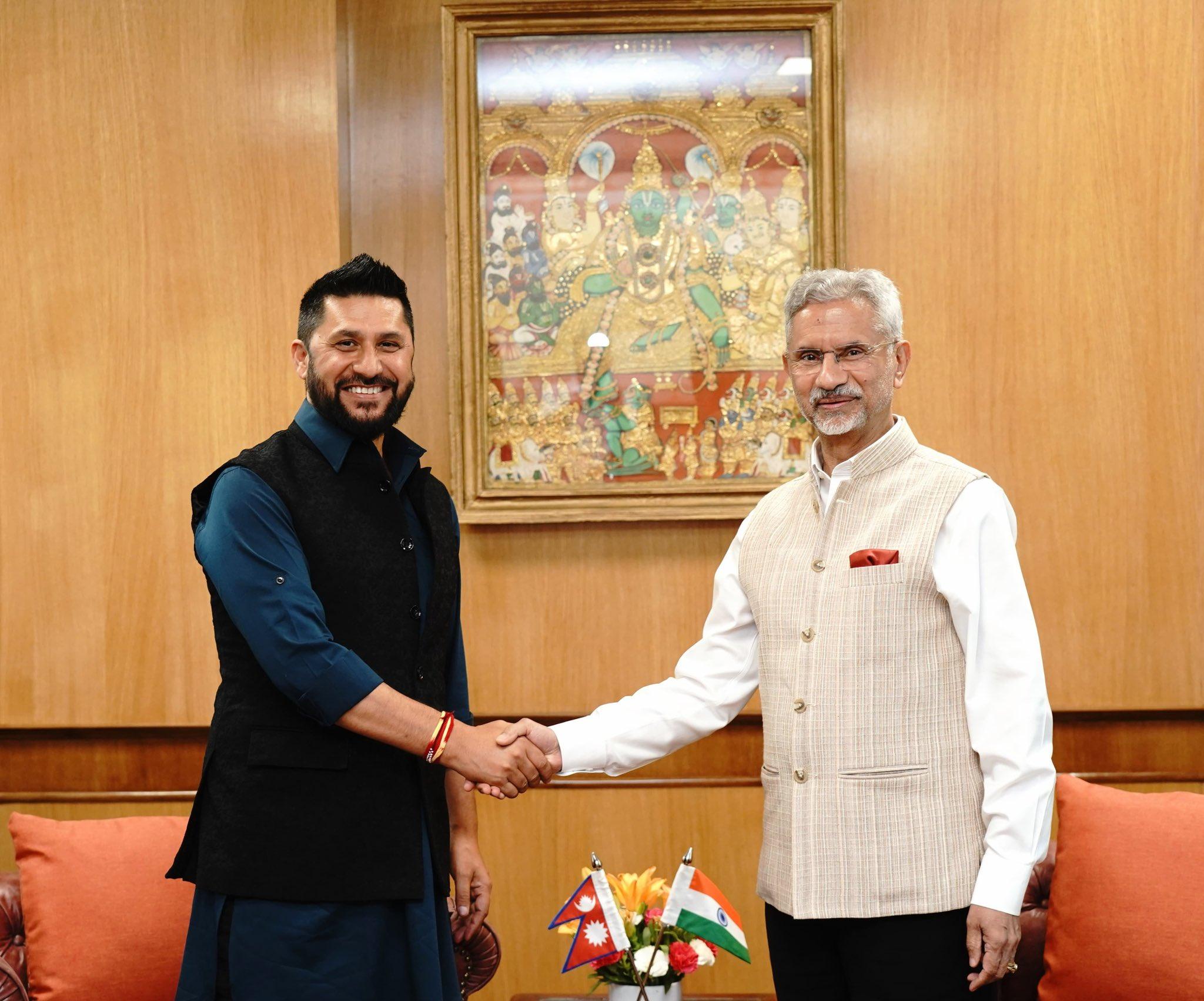 विदेश मंत्री एस. जयशंकर और आरएसपी प्रमुख ने भारत-नेपाल विकास साझेदारी पर की चर्चा