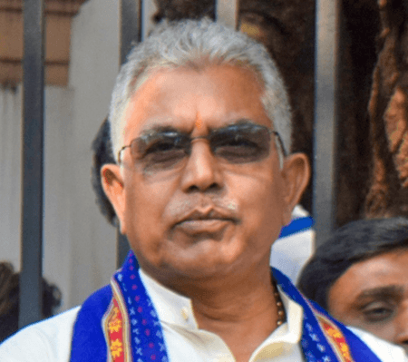पश्चिम बंगाल की मुख्यमंत्री ममता बनर्जी को अपनी हार साफ दिख रही है : दिलीप घोष