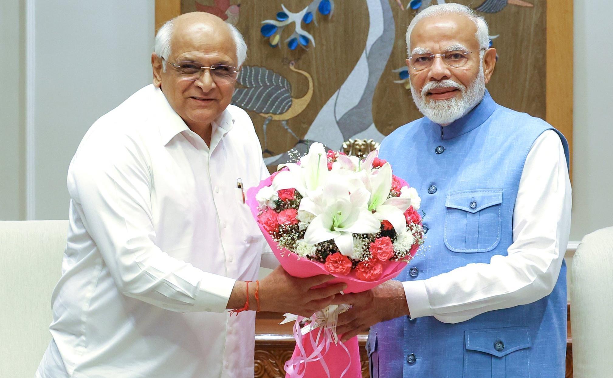 पीएम मोदी और गृह मंत्री शाह की जन्मदिन की शुभकामनाओं के बाद सीएम पटेल ने 'विकसित भारत' के प्रति गुजरात की प्रतिबद्धता का लिया संकल्प